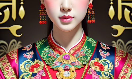 中国服の刺繍